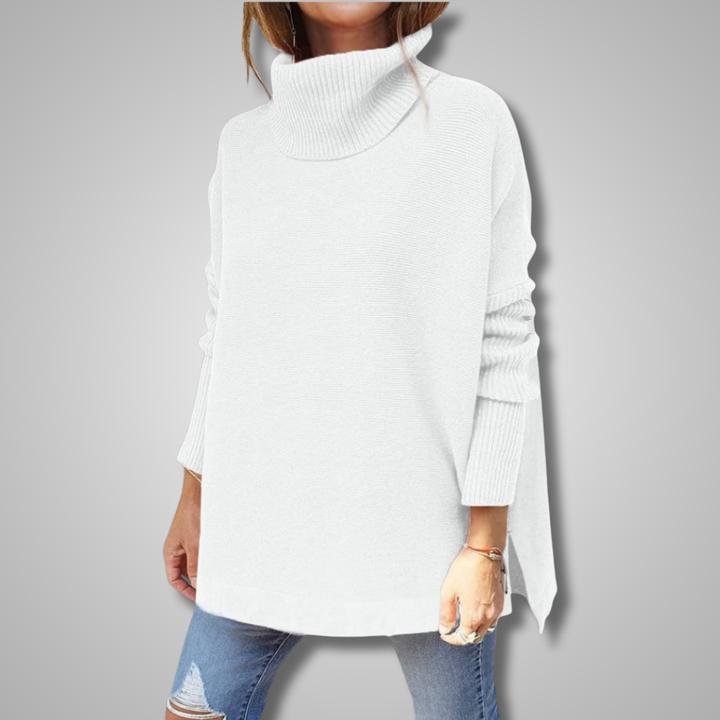PAIGE | COZY RELAXED KNIT SWEATER WITH TUMMY COVERAGE
