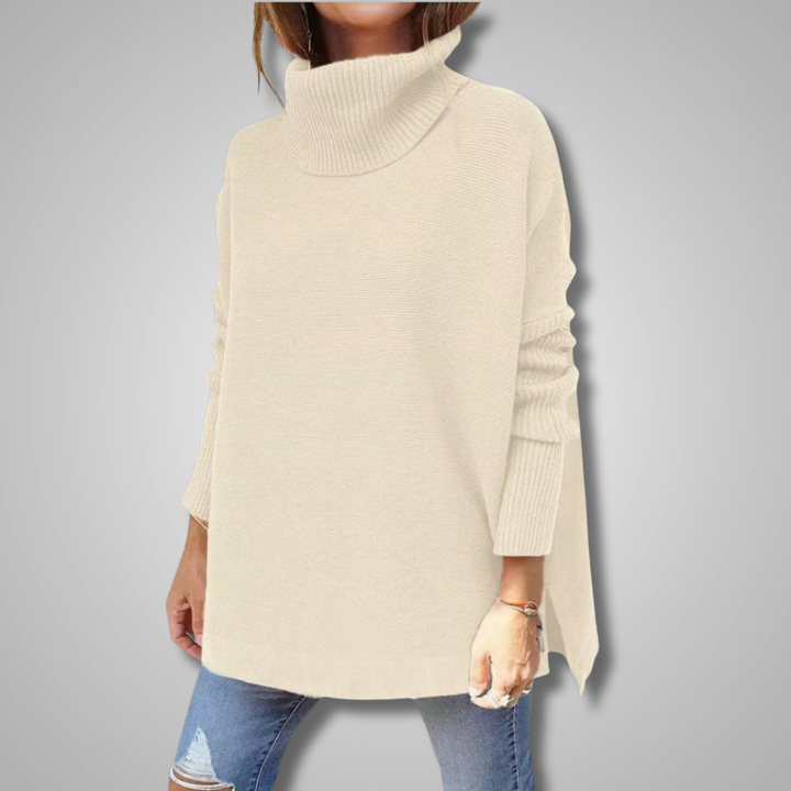 PAIGE | COZY RELAXED KNIT SWEATER WITH TUMMY COVERAGE