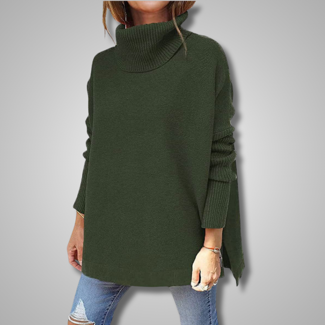 PAIGE | COZY RELAXED KNIT SWEATER WITH TUMMY COVERAGE