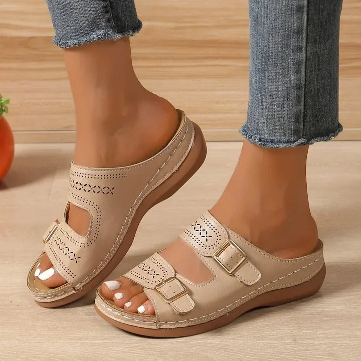 ARIELLE | COZY COMFORT ADJUSTABLE SANDALS