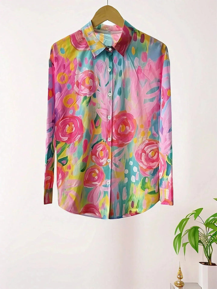 SADIE | COLORFUL PATTERN BLOUSE