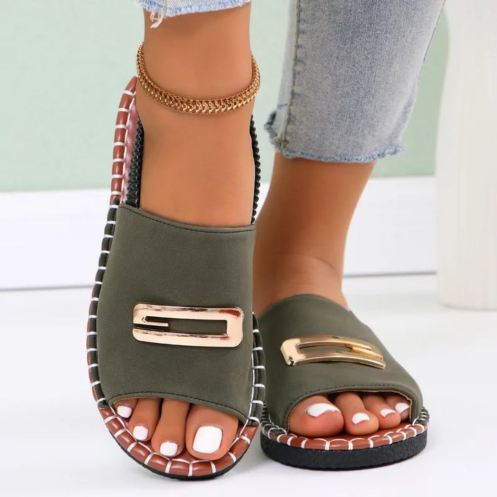 VIVIANA | COZY COMFORT ORTHOPEDIC WEDGE HEEL SANDALS