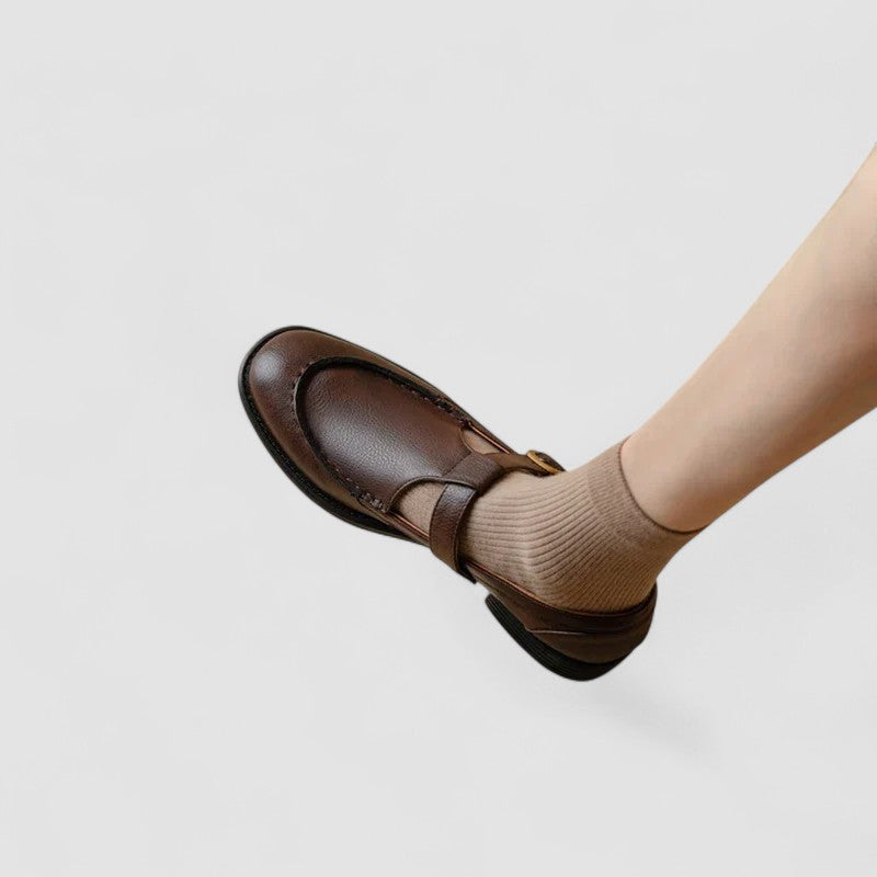 AVERY | CHIC ORTHOPEDIC SQUARE-TOE MARY JANE SHOES