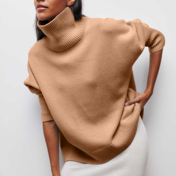 ISABELLA | COZY FIT HIGH-NECK PULLOVER