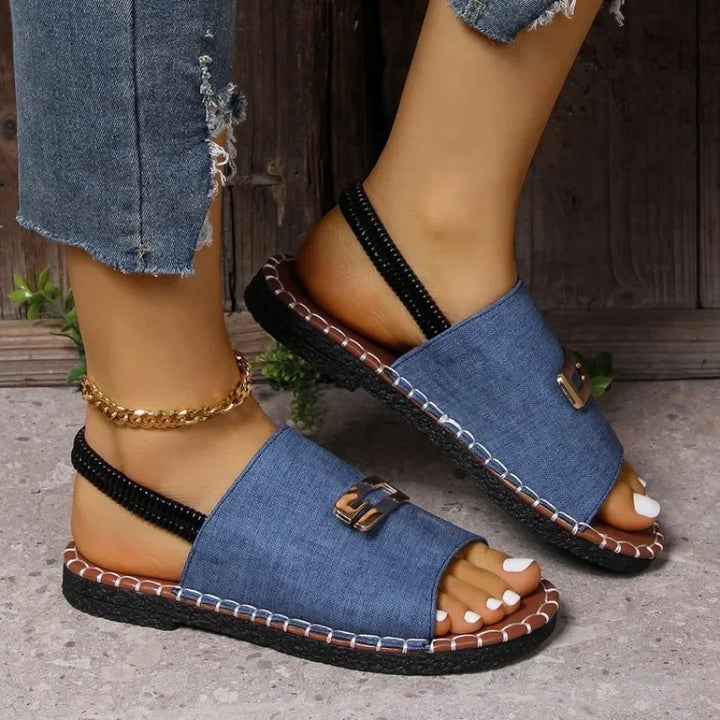 VIVIANA | COZY COMFORT ORTHOPEDIC WEDGE HEEL SANDALS