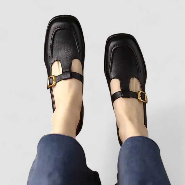 ELIZABETH | COZY ORTHOPEDIC T-STRAP SHOES