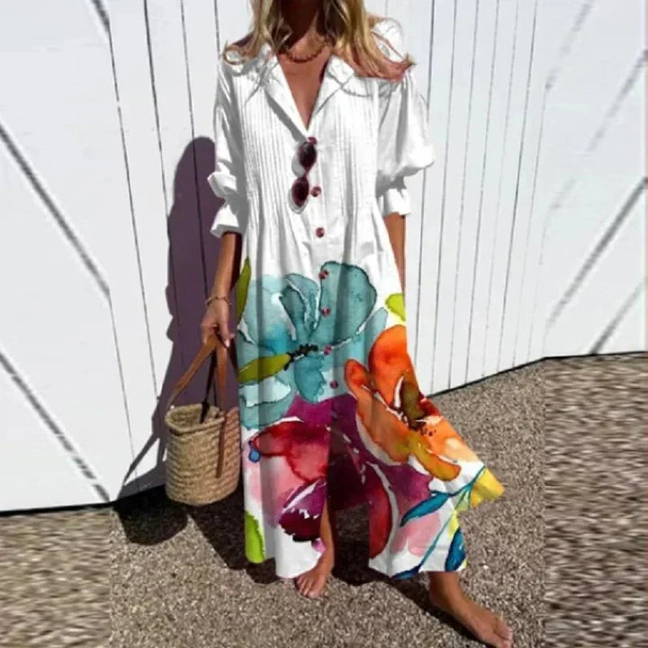 RIMMEY | CHIC BEACHCOMBER BOHO DRESS