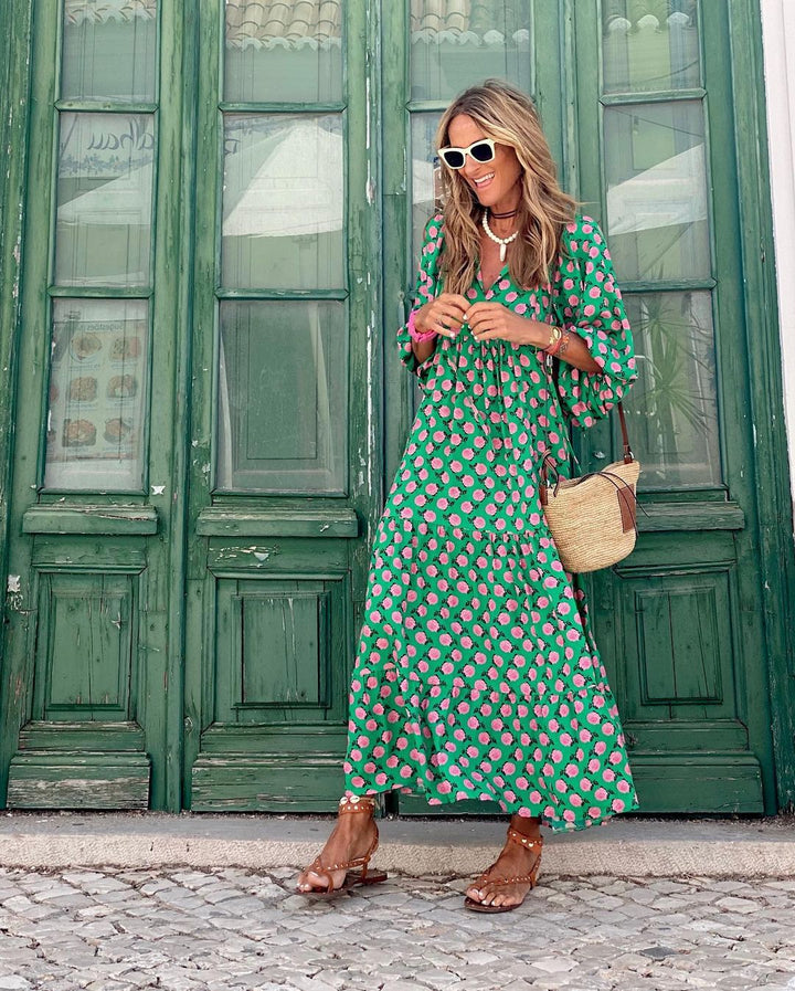 MARSHA | RELAXED BOHEMIAN LONG DRESS