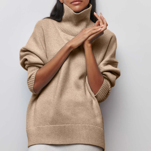 ISABELLA | COZY FIT HIGH-NECK PULLOVER