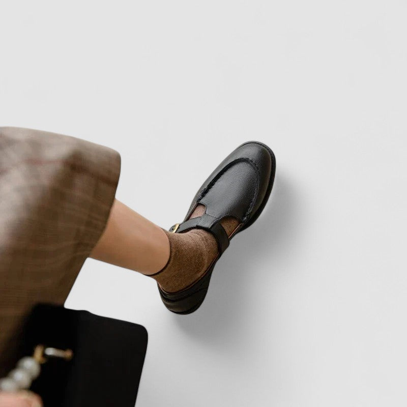 AVERY | CHIC ORTHOPEDIC SQUARE-TOE MARY JANE SHOES