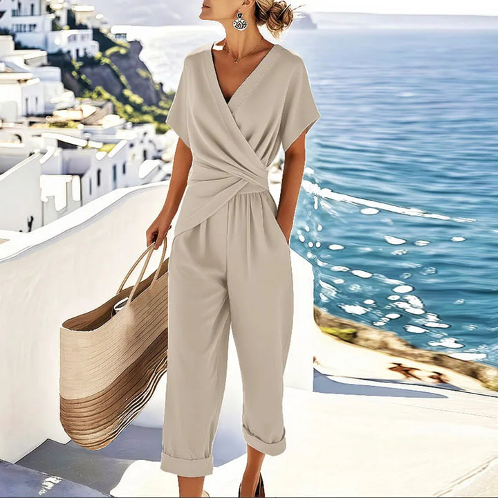 COLLEEN | ELEGANT WRAP TWO-PIECE SET