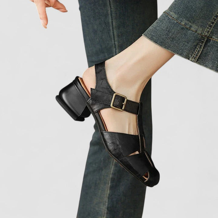 AMELIA | CHIC CHUNKY HEEL MARY JANE SHOES
