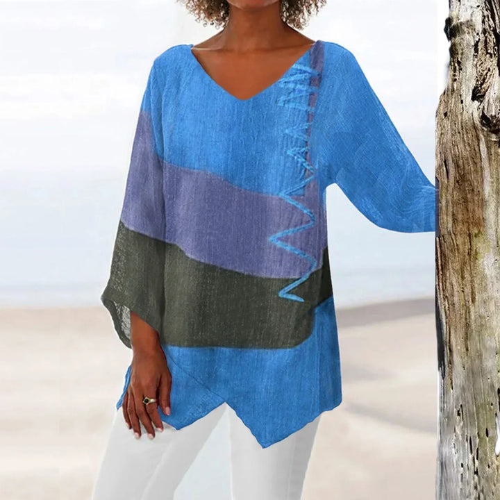 SHELBY | LUXE LOOSE-FIT LONG-SLEEVED TOP