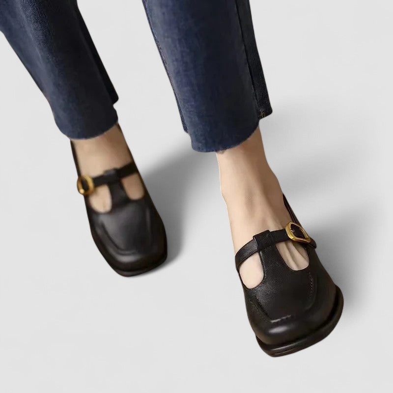 ELIZABETH | COZY ORTHOPEDIC T-STRAP SHOES