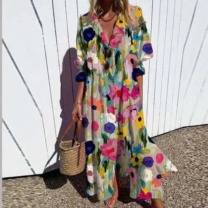 RIMMEY | CHIC BEACHCOMBER BOHO DRESS