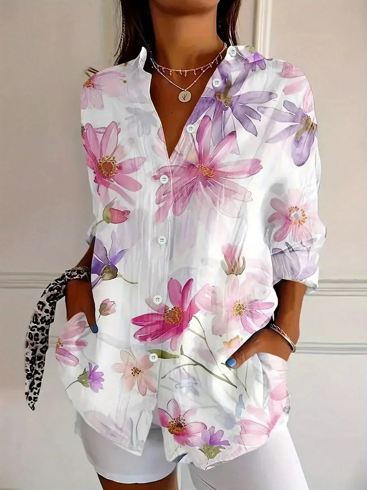 SADIE | COLORFUL PATTERN BLOUSE