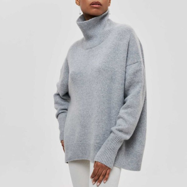 ISABELLA | COZY FIT HIGH-NECK PULLOVER