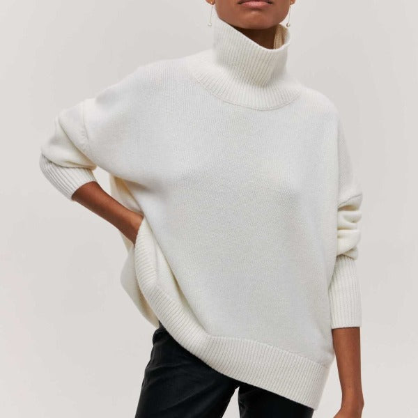 ISABELLA | COZY FIT HIGH-NECK PULLOVER