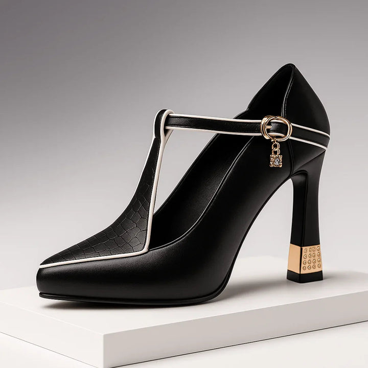 ARIANA | LUXE T-STRAP PLATFORM HEELS
