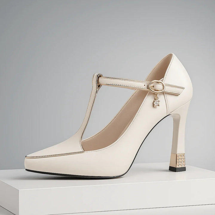 ARIANA | LUXE T-STRAP PLATFORM HEELS