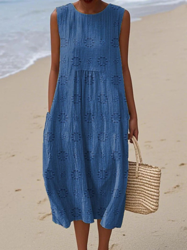 ISLA | ELEGANT BREEZY EVERYDAY MIDI DRESS