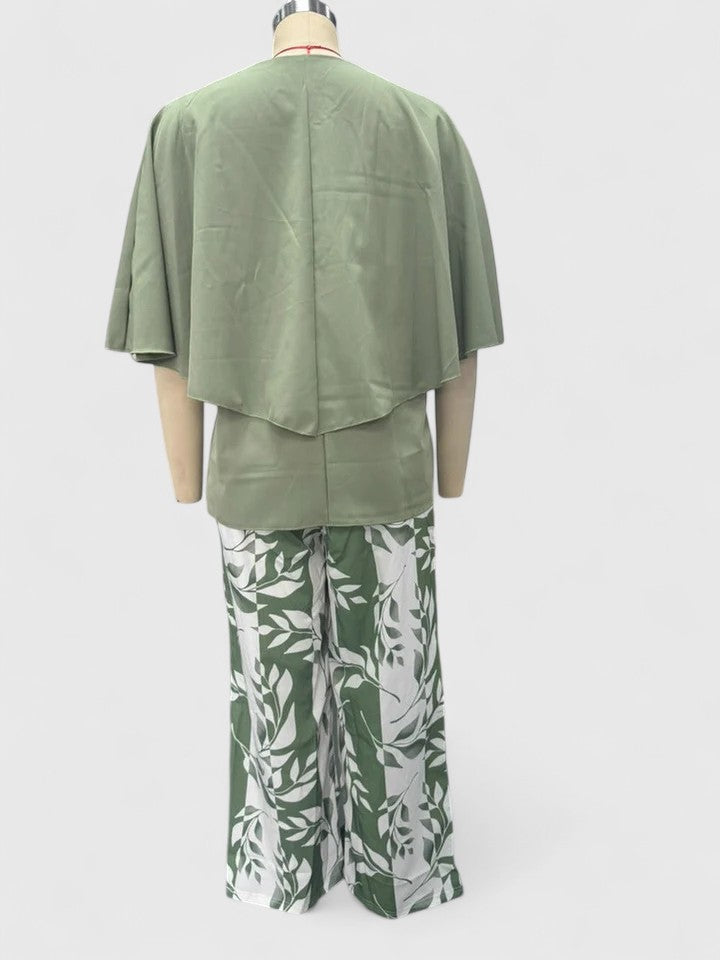 MARZYELLE | CHIC PRINTED TWO-PIECE SET