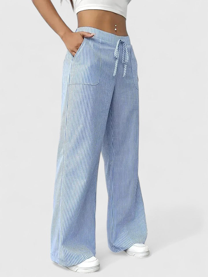 TATIENNE | ELEGANT RELAXED WIDE-LEG PANTS