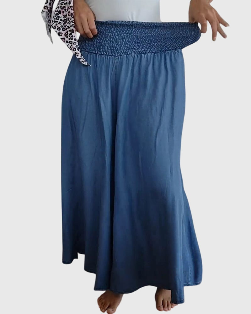 YSABEL | CHIC BOHO WIDE-LEG PANTS