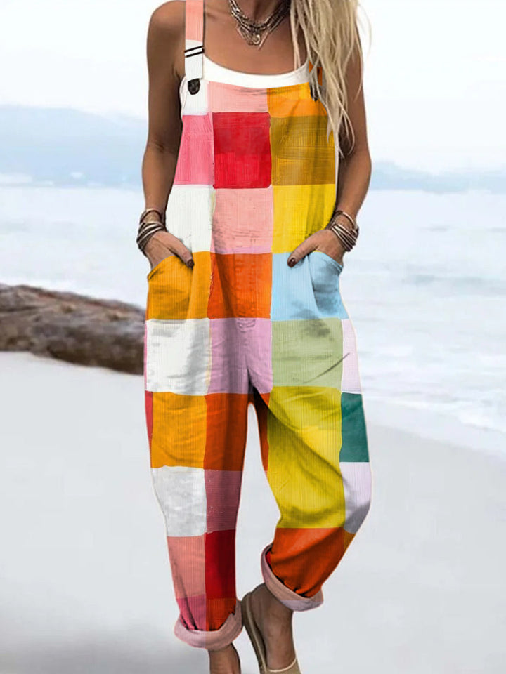 KARYL | RELAXED SUMMER JUMPSUIT WITH TUMMY COVERAGE