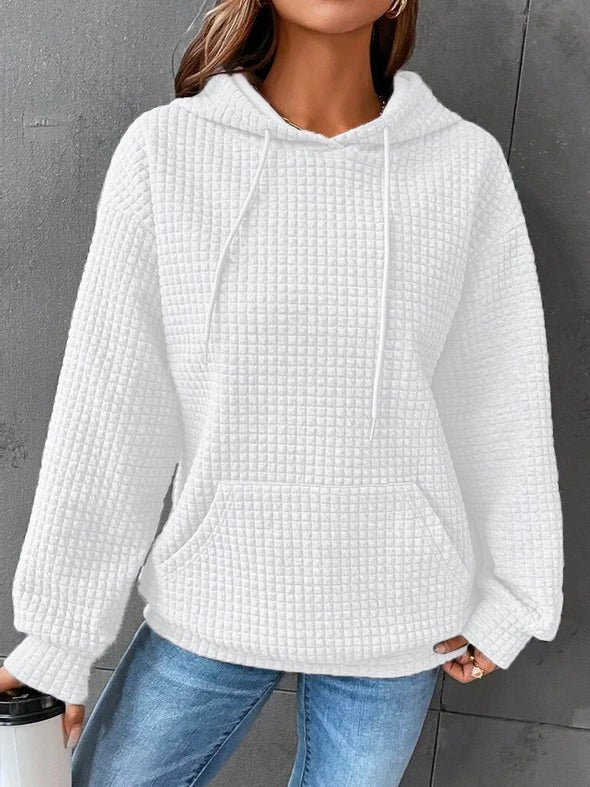 HEATHER | COZY RELAXED WINTER HOODIE WITH TUMMY COVERAGE