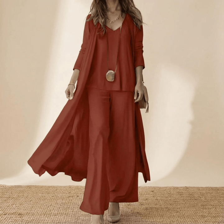 BARBARA | ELEGANT THREE-PIECE COORD SET