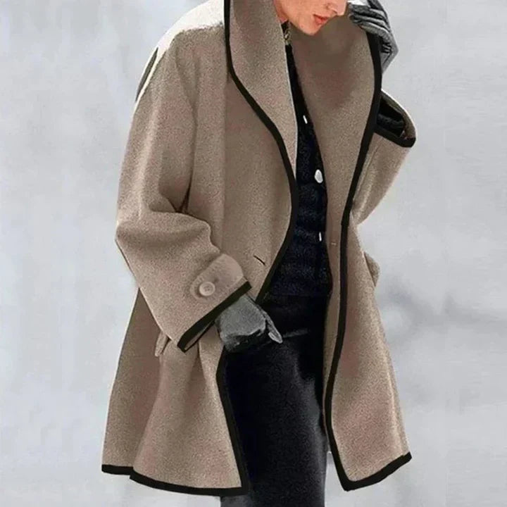 VANESSA | ELEGANT DOUBLE-BREASTED WOOL COAT