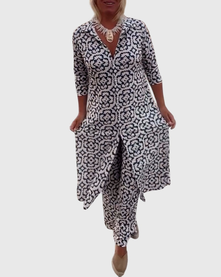 GABRIELLA | CHIC VINTAGE TWO-PIECE SET