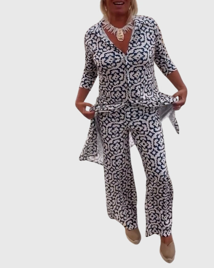 GABRIELLA | CHIC VINTAGE TWO-PIECE SET