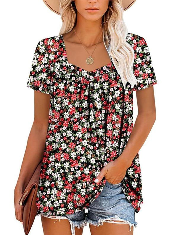 JANET | CHIC COZY PRINT TOP