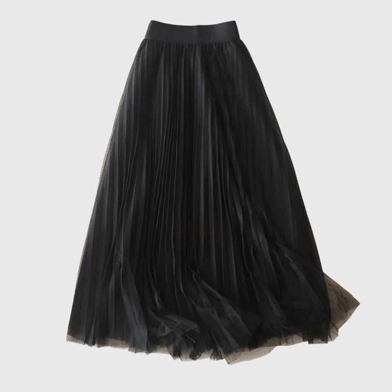 SOPHIA | CHIC TULLE MIDI SKIRT