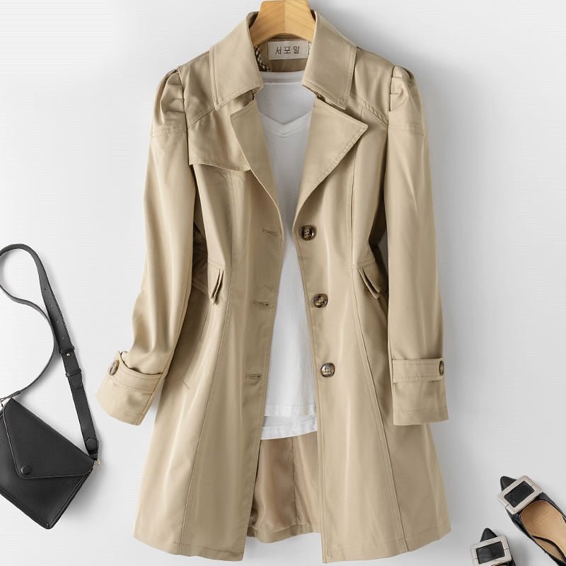 STEPHANIE | CLASSIC LONG WOMEN’S WINTER TRENCH COAT