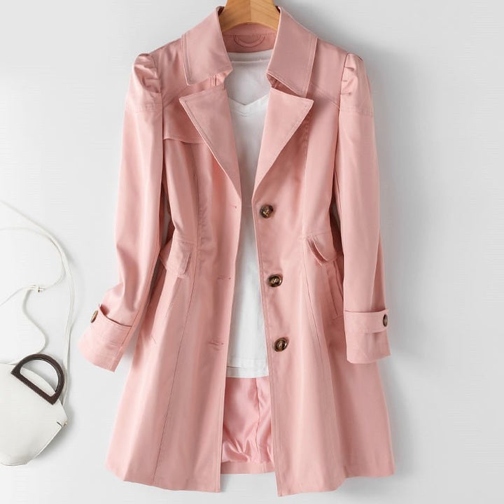 STEPHANIE | CLASSIC LONG WOMEN’S WINTER TRENCH COAT