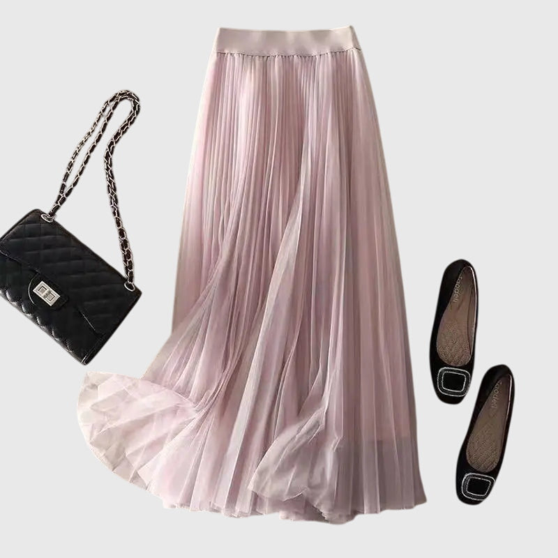 SOPHIA | CHIC TULLE MIDI SKIRT