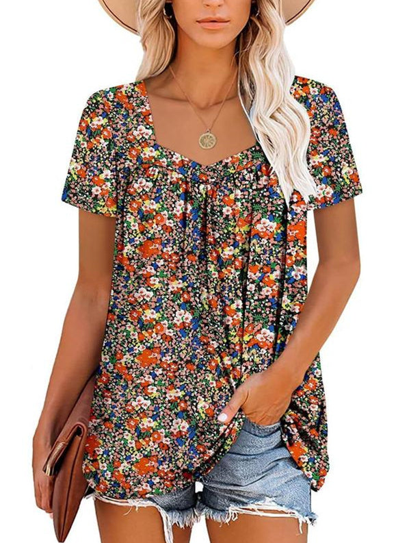 JANET | CHIC COZY PRINT TOP