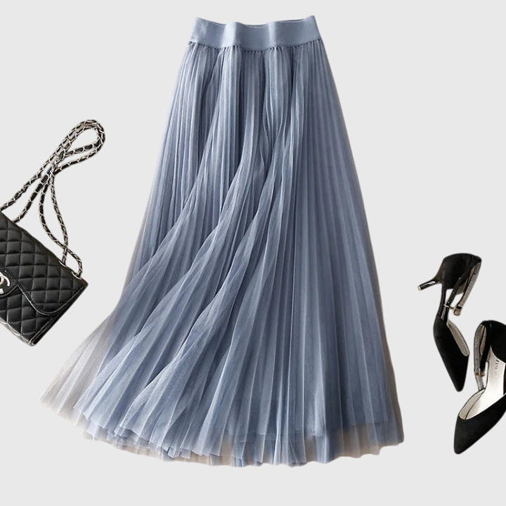 SOPHIA | CHIC TULLE MIDI SKIRT
