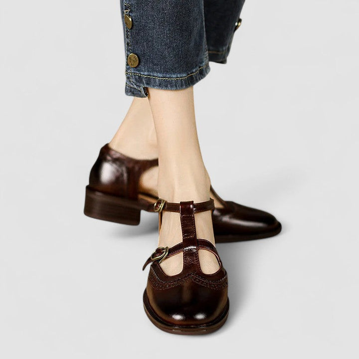 GIANNA | ELEGANT ORTHOPEDIC T-BAR MARY JANE SHOES