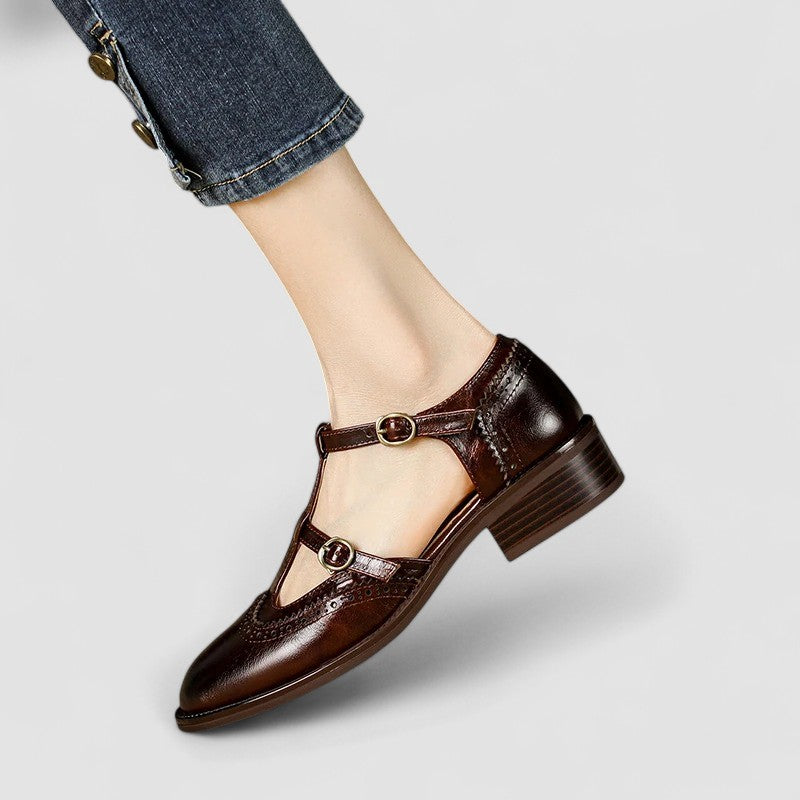 GIANNA | ELEGANT ORTHOPEDIC T-BAR MARY JANE SHOES