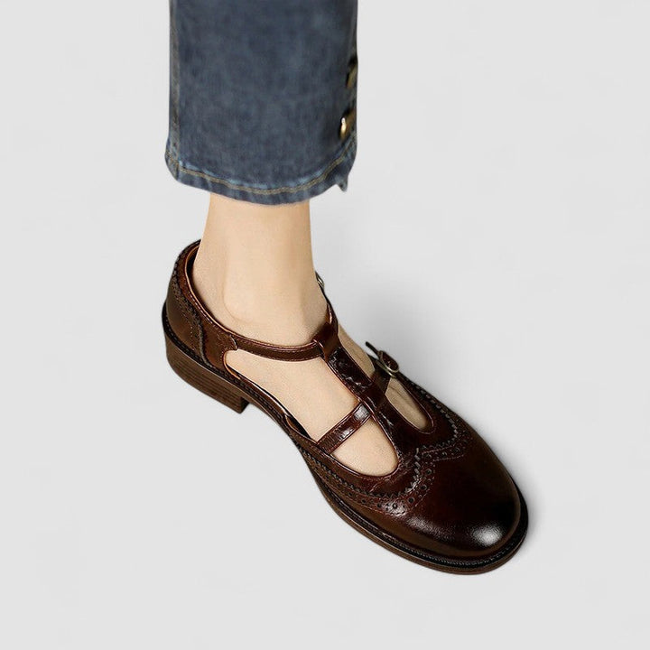 GIANNA | ELEGANT ORTHOPEDIC T-BAR MARY JANE SHOES