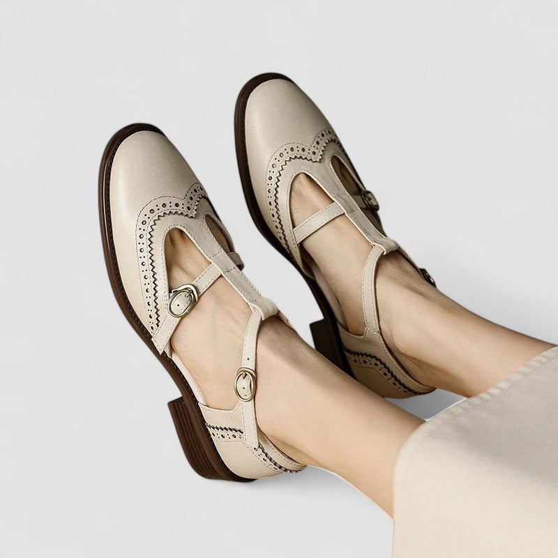 GIANNA | ELEGANT ORTHOPEDIC T-BAR MARY JANE SHOES