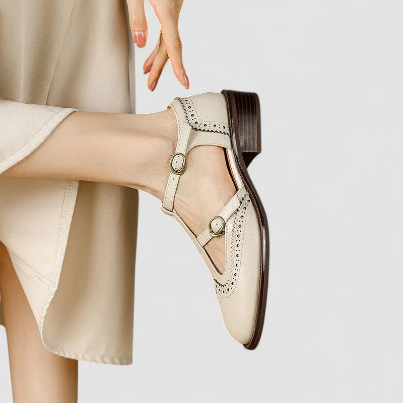 GIANNA | ELEGANT ORTHOPEDIC T-BAR MARY JANE SHOES
