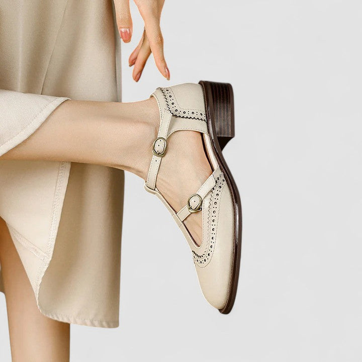 GIANNA | ELEGANT ORTHOPEDIC T-BAR MARY JANE SHOES