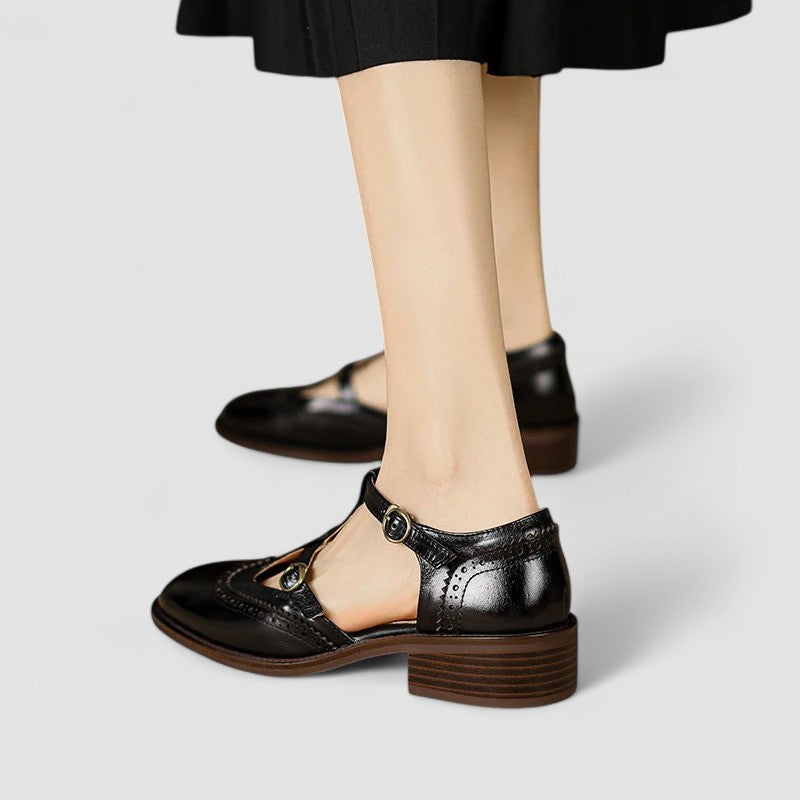 GIANNA | ELEGANT ORTHOPEDIC T-BAR MARY JANE SHOES