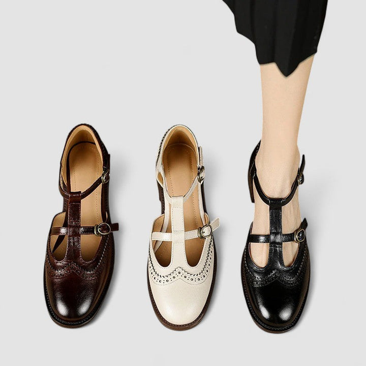 GIANNA | ELEGANT ORTHOPEDIC T-BAR MARY JANE SHOES