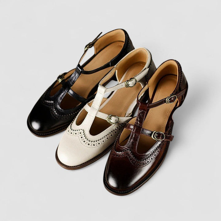 GIANNA | ELEGANT ORTHOPEDIC T-BAR MARY JANE SHOES